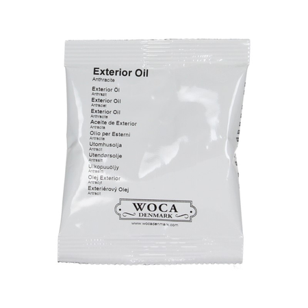 Woca Exterior Oil ANTHRACITE for Terrace, Furniture, Log Cabin, etc.