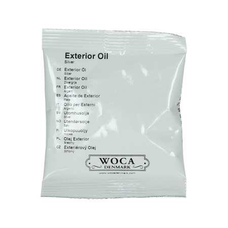 Woca Exterior Oil ZILVER voor Terras,Meubel,Blokhut enz.