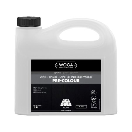 Woca Pre Colour (Impregneerbeits) ZWART 2,5 Ltr