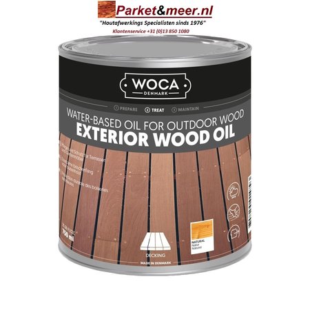 Woca Exterior Oil NATURAL for Terrace, Furniture, Log Cabin, etc.