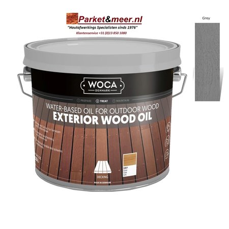 Woca Exterior Oil GRAY for Terrace, Furniture, Log Cabin etc.