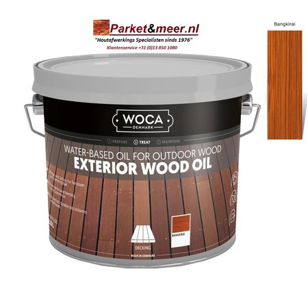 Woca Exterior Oil BANGKIRAI for Terrace, Furniture, Log Cabin etc.