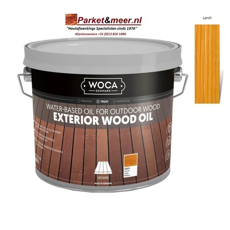 Woca Exterior Oil LARCH for Terrace, Furniture, Log Cabin, etc.