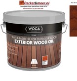 Woca Exterior Oil RED BROWN for Terrace, Furniture, Log Cabin, etc.