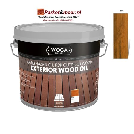 Woca Exterior Oil TEAK for Terrace, Furniture, Log Cabin etc.