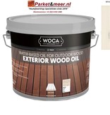 Woca Aceite Exterior BLANCO para Terraza, Muebles, Cabaña de Madera, etc.