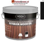 Woca Aceite Exterior NEGRO para Terraza, Muebles, Cabaña de Madera, etc.