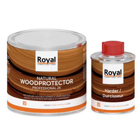 Oranje Protector de madera natural 2K (500 ml más duro)