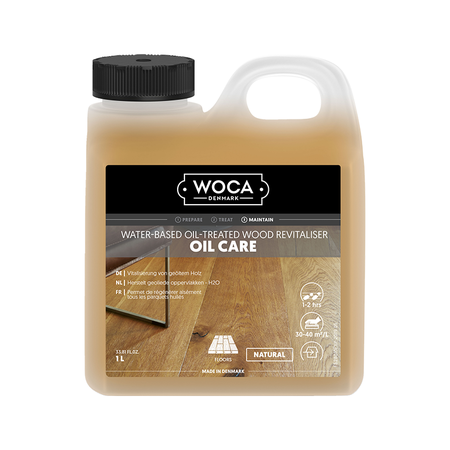 Woca Huile de Soin 1 Litre Naturelle ou Blanche