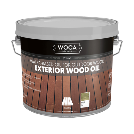 Woca Aceite Exterior VERDE SAL para Terraza, Muebles, Cabaña de Madera, etc.