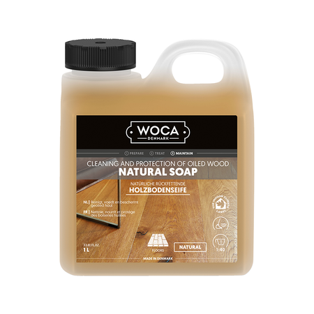 Woca ACTION: Nature Soap 3x 1 Ltr Natural or WHITE