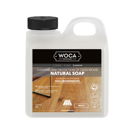 Woca ACTIE: Natuur Zeep 3x 1 Ltr Naturel of WIT