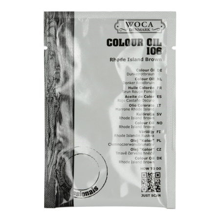 Woca Huile de couleur Rhode Island Brown nr 106