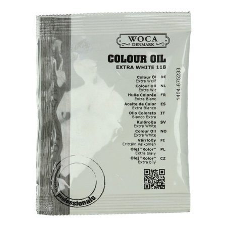 Woca Huile colorée extra blanche n° 118