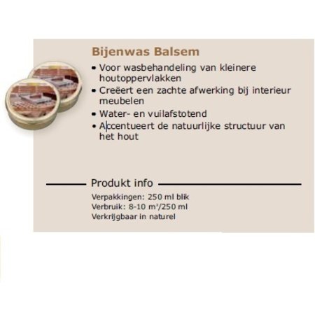 Woca Bijenwas Balsem 250ml