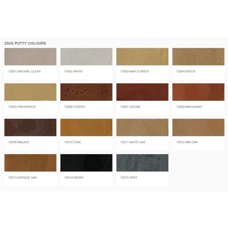 Osmo Mastic à bois 250 grammes (choisissez votre couleur ici)