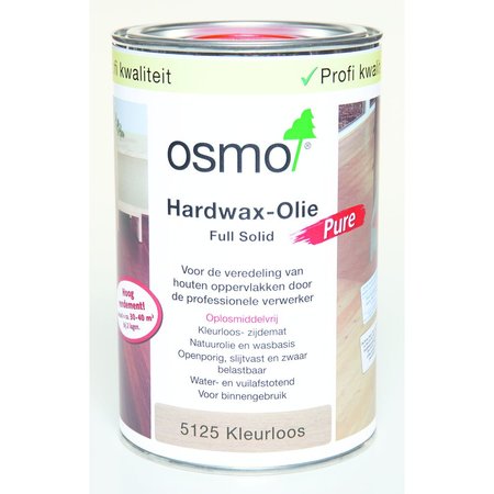 Osmo 5125 Hardwaxolie Pure Naturel ACTIE