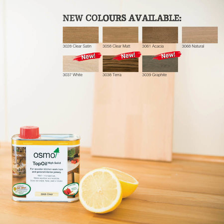 Osmo Topoil (Worktop oil) choose your color