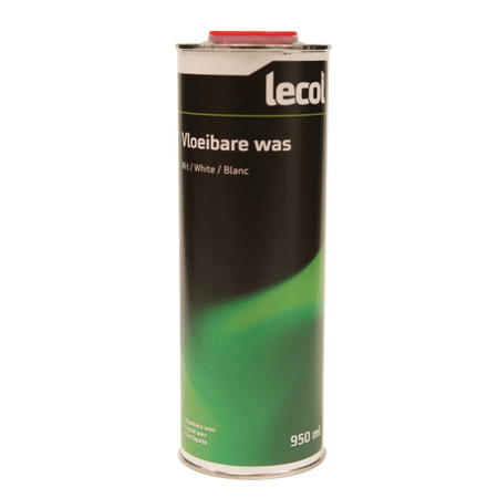 Lecol Liquid wax WHITE 1 Ltr -ACTION-