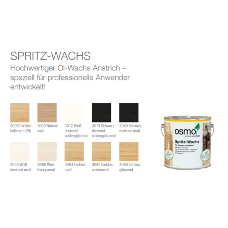 Osmo Spray Wax (huile de cire dure pulvérisable)