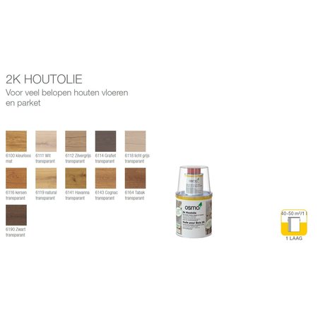 Osmo Huile pour bois 2K Professionnelle (série 6100)