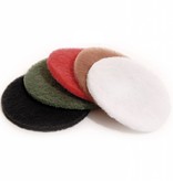 Tisa-Line 6 inch scrub pads for multi-disc scrub machines, Festool, etc. (Set of 3)