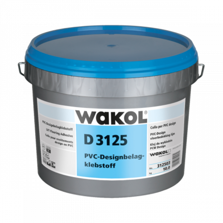 Wakol D3125 Dispersion glue for PVC (content 10kg)