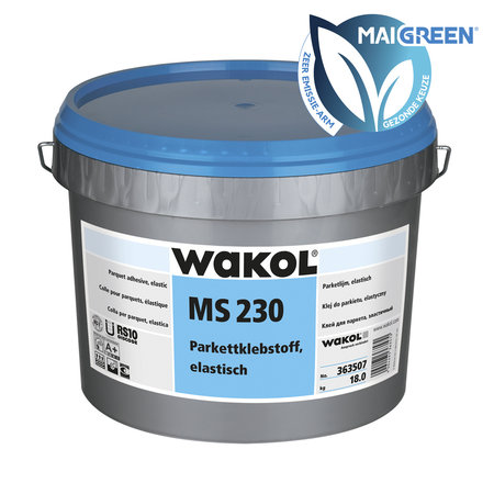 Wakol MS230 Cola polimérica para parquet contenido 18kg