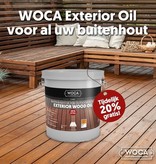 Woca Action d'huile extérieure 3 litres pour terrasse, meubles, cabane en rondins, etc.