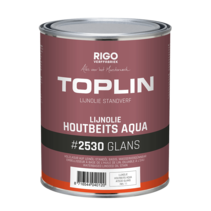 Teinture pour bois Toplin Aqua brillante n° 2530 (cliquez pour voir la couleur et le contenu)