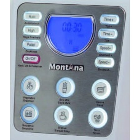 Montana Mark 1 (Hoge snelheid Blender) Zwart