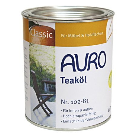 Auro 102 Aceite para muebles de jardín 0,75 ltr