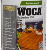 Woca Aceite Exterior VERDE SAL para Terraza, Muebles, Cabaña de Madera, etc.