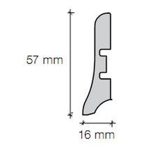 Flat MDF Profil plinthe