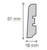 Sfeerplinten Flat profile MDF plinth [Film]