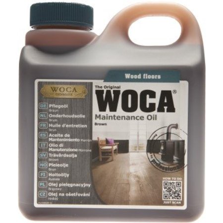 Woca Onderhoudsolie BRUIN 1 Ltr