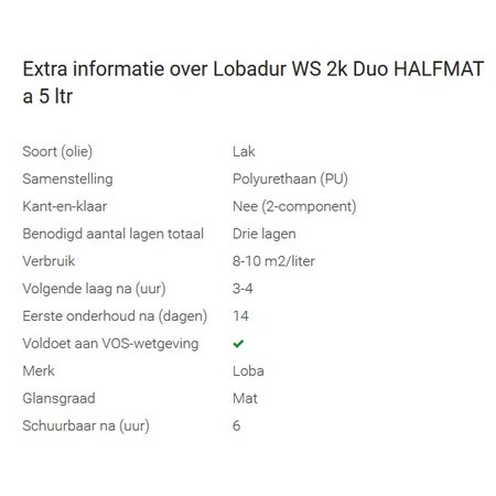 Loba Lobadur WS 2k Duo