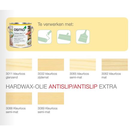Osmo 3032 Hardwax oil colorless semi-gloss