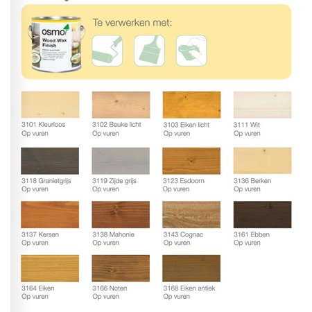 Osmo Decor wax Transparent 3111,3164 etc.