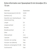 Tisa-Line Spaanplaat Broodjes (prijs per pak, klik hier voor uw maat...)