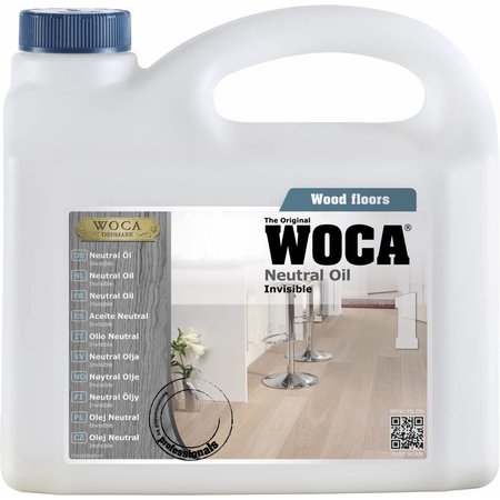 Woca Neutral Oil 2,5 Ltr (stap1)