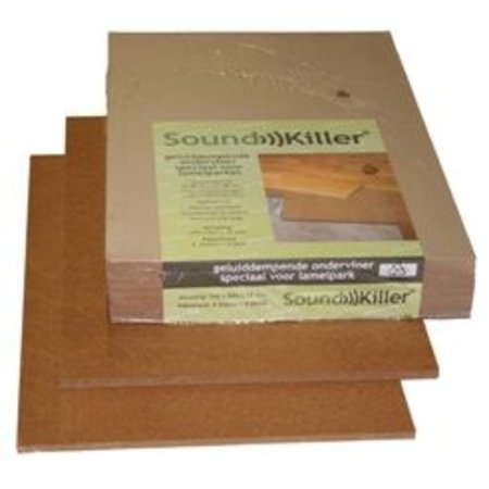 Tisa-Line Soundkiller 15mm + 10db para parquet 4,06m2 por paquete
