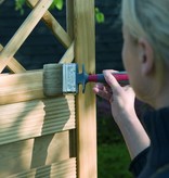 Woca Huile Extérieure ROUGE BRUN pour Terrasse, Meuble, Cabane en Rondins, etc.