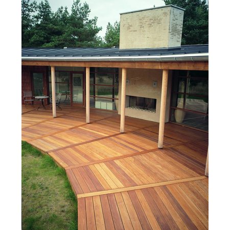 Woca Exterior Oil RED BROWN for Terrace, Furniture, Log Cabin, etc.