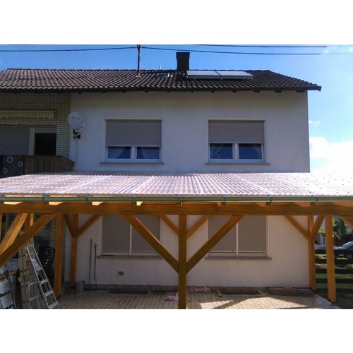 Acryl Wellplatten - Bronze C-Struktur - Terrasse & Carport - Kirmse