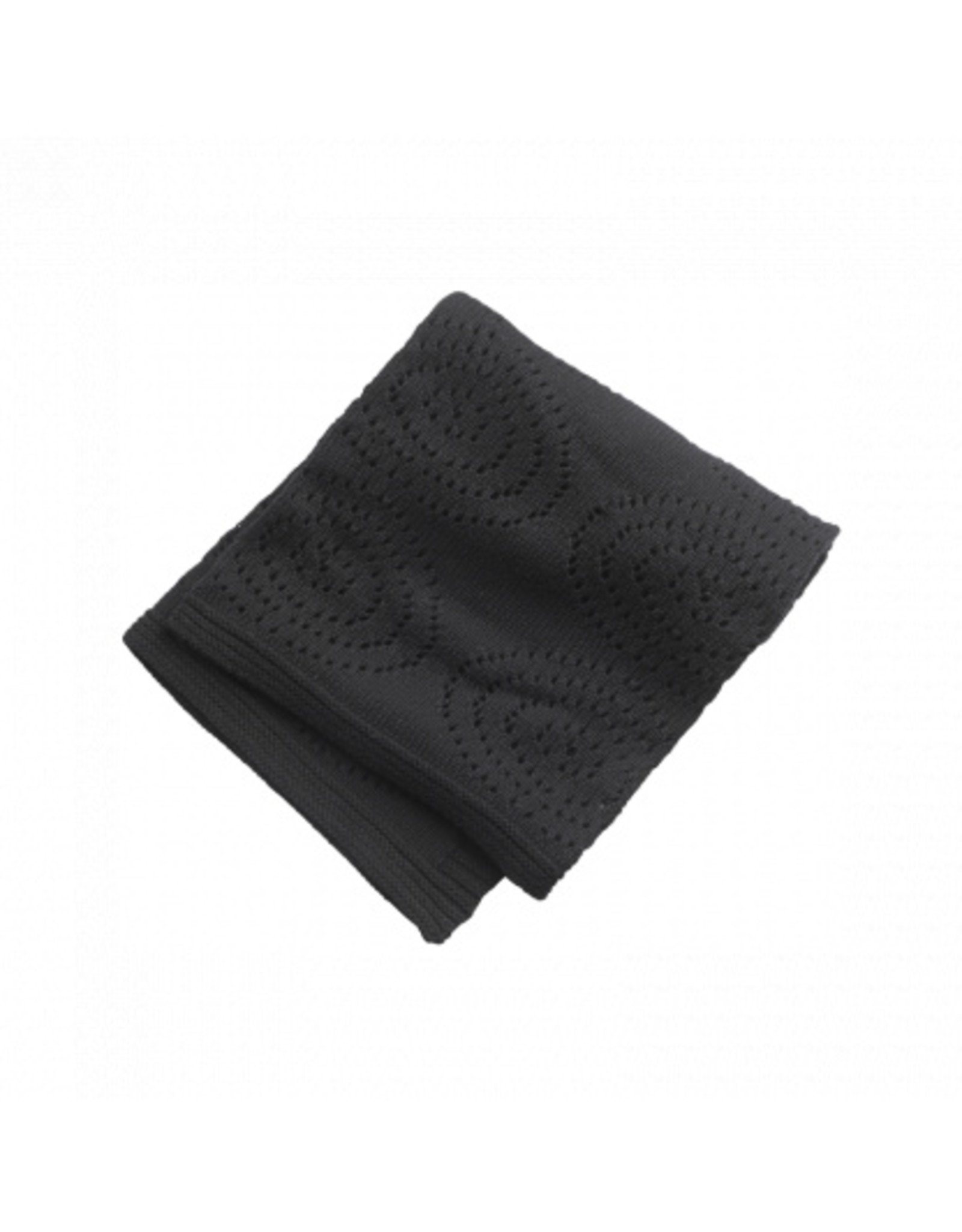 KIDS CONCEPT Black Cotton Blanket