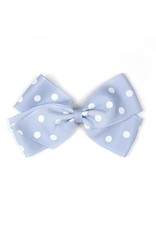 Large Bluebell Polka Dot Hair Clip