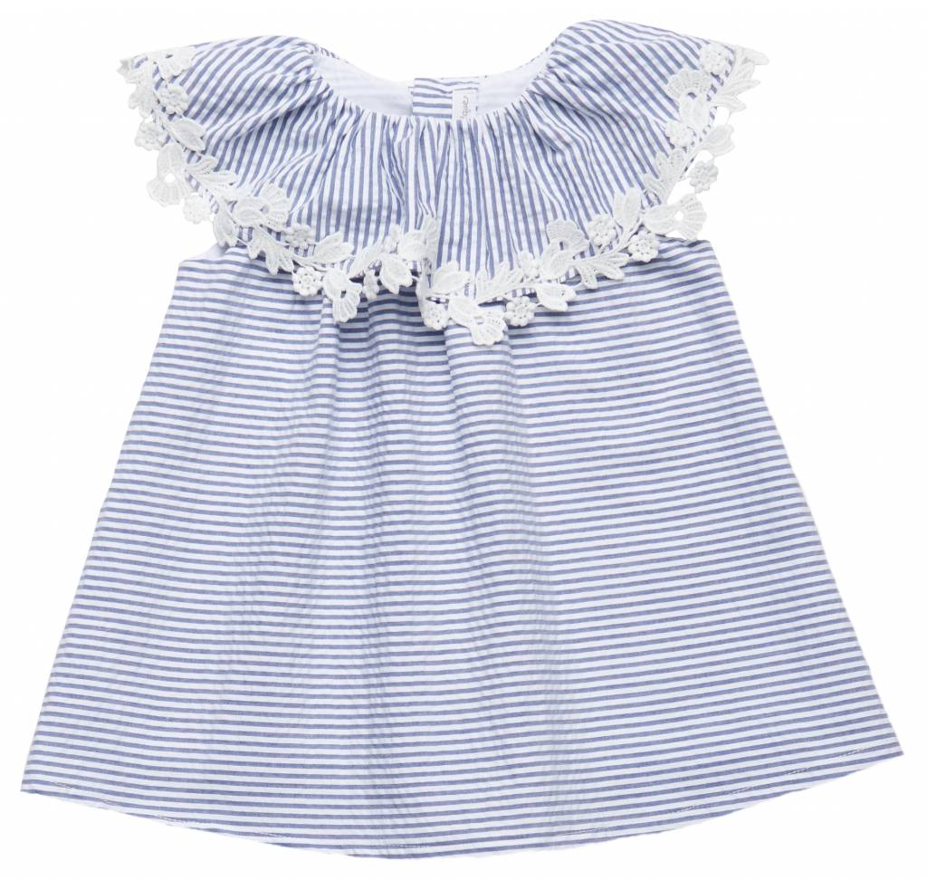 FINA EJERIQUE Blue & White Dress - Devoted Touch