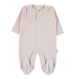 PETIT OH! Pink Stripe Sleeper