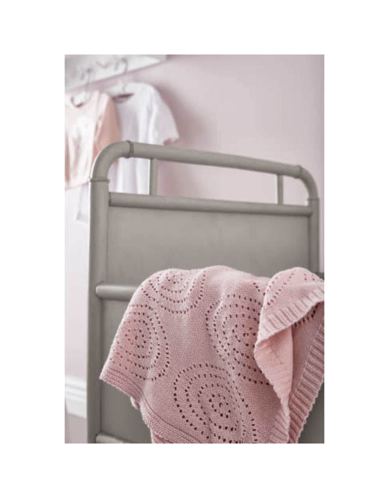 KIDS CONCEPT Pink Cotton Blanket